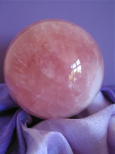 rose quartz ball